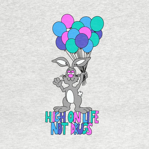 High On Life (Full Color) - Retro Styled Design by sombreroinc